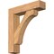 Ekena Millwork Legacy Block Smooth Bracket w/ Offset Brace, Western Red Cedar, 7 1/2"W x 32"D x 36"H BKT0806X32X36LEC05SWR - alternate 1
